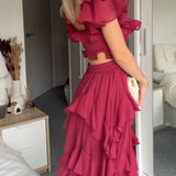 Elisa | Vestido con Volantes