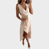 Mila Elegante Vestido Cruzado