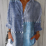 Fiora | Blusa Patchwork Océano
