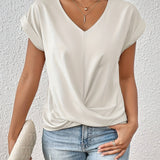T-Shirt Casual V-Neck Sanne