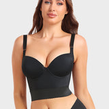 Sujetador push-up con relleno y faja incorporada