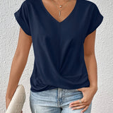 T-Shirt Casual V-Neck Sanne