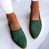 Whisper - Sandalias de piel trenzada elegantes para mujer