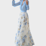 Helena Maxivestido con deslumbrante estampado floral