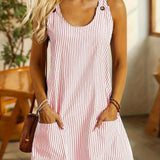 Serena | Vestido Mini a Rayas de Lujo (Casi agotado)