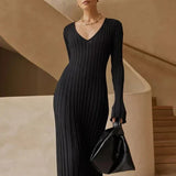 Sara - Nuevo Vestido Midi de Punto
