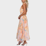Elsie Elegante Vestido Sin Espalda