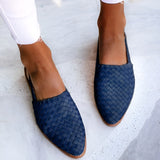 Whisper - Sandalias de piel trenzada elegantes para mujer