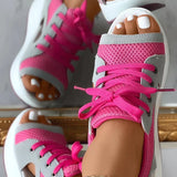 Milagros® | Stylish Sandals With Contrast Insert And Arch Support