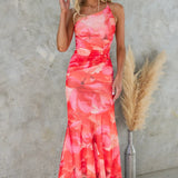 Xanthe - Vestido Maxi Plisado de Verano