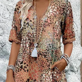 Layla™ - Vestido Midi Vibrante