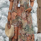 Layla™ - Vestido Midi Vibrante