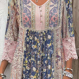 Mirabel | Vestido Boho con Detalles de Encaje