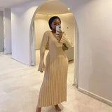 Sara - Nuevo Vestido Midi de Punto