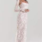 CELESTE - Vestido Maxi de Encaje