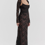 CELESTE - Vestido Maxi de Encaje