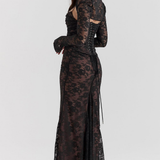 CELESTE - Vestido Maxi de Encaje