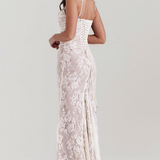 CELESTE - Vestido Maxi de Encaje