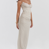 AURELIA - Vestido de Encaje y Malla