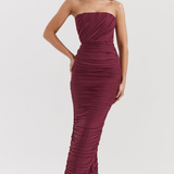 AMARIS - Vestido Maxi de Malla