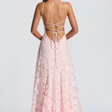 Alona - Vestido Maxi de Corsé de Encaje Elegante