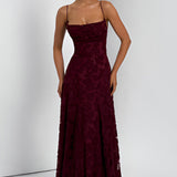 Alona - Vestido Maxi de Corsé de Encaje Elegante