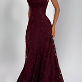 Alona - Vestido Maxi de Corsé de Encaje Elegante
