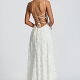 Alona - Vestido Maxi de Corsé de Encaje Elegante