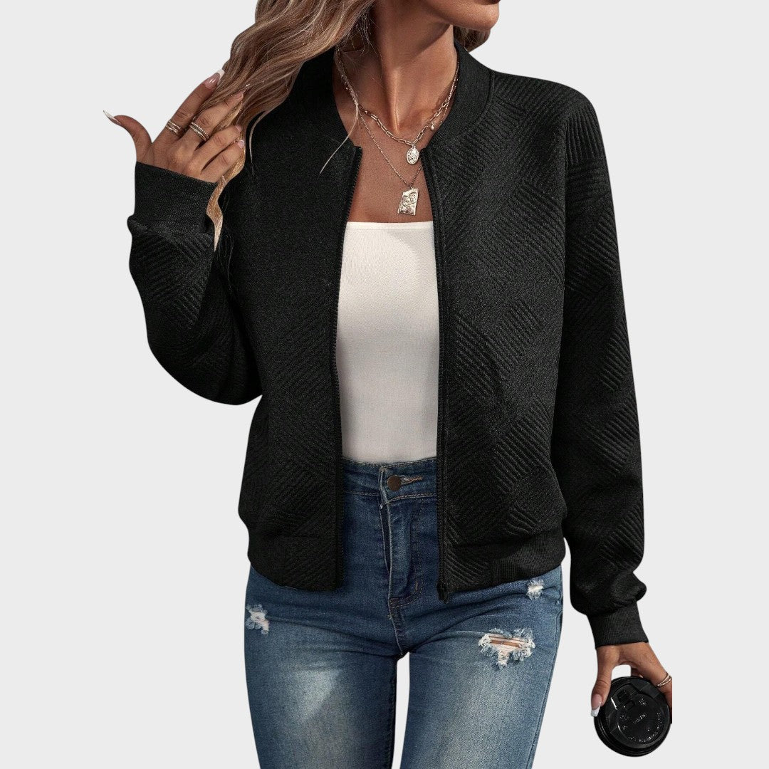 Dora Chaqueta Bomber con Cremallera