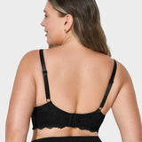 Sujetador push-up de encaje – Cobertura total
