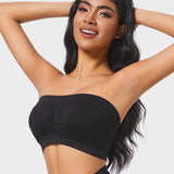 Sujetador bandeau sin costuras, cómodo y sin relleno