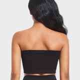 Sujetador bandeau sin costuras, cómodo y sin relleno