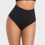 Tanga sin costuras de cintura ultra alta con control de abdomen