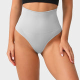 Tanga sin costuras de cintura ultra alta con control de abdomen