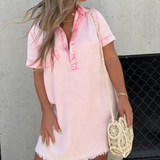 Vera - Vestido Camisero de Denim