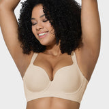 Sujetador Push-Up Plunge con espalda lisa