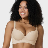Sujetador Push-Up Plunge con espalda lisa