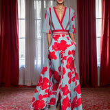 Jamie - Vestido Elegante con Patrón de Flores
