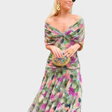 Lora Vestido Largo Con Escote En V