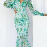 Miley - Vestido Midi con Estampado Floral