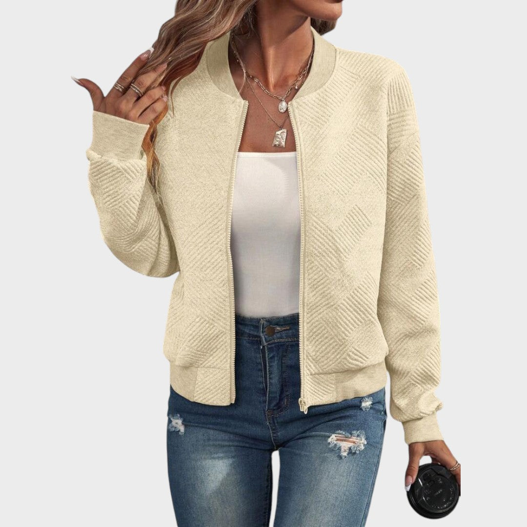 Dora Chaqueta Bomber con Cremallera