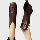 Vera - Botines de Piel con Elástico
