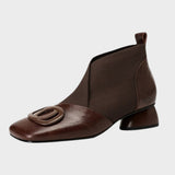 Vera - Botines de Piel con Elástico