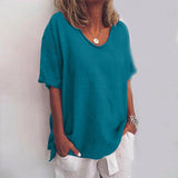 ANNA: BLUSA CÓMODA Y AMPLIA EN LAS REDONDECES