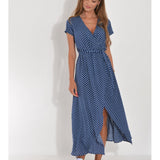 Yasmine | Vestido V-Cuello Elegante