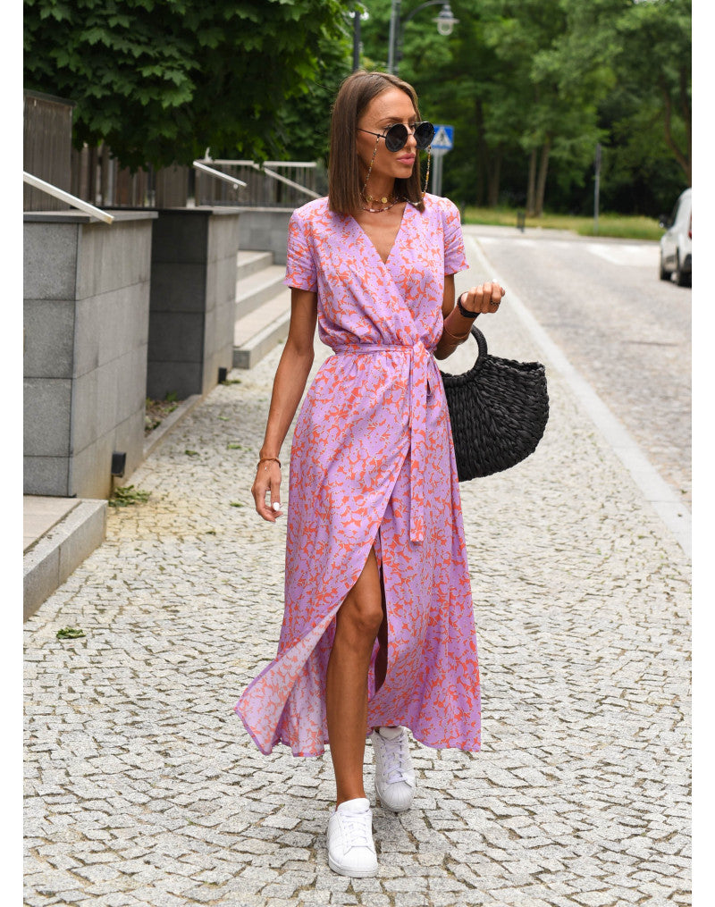 Yasmine | Vestido V-Cuello Elegante