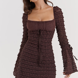Selena  | Vestido Espresso