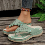Gladys® | Orthopedic Leather Hiking Sandals
