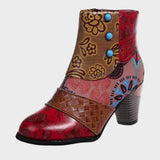 Mina - Botas Cortas con Estampado