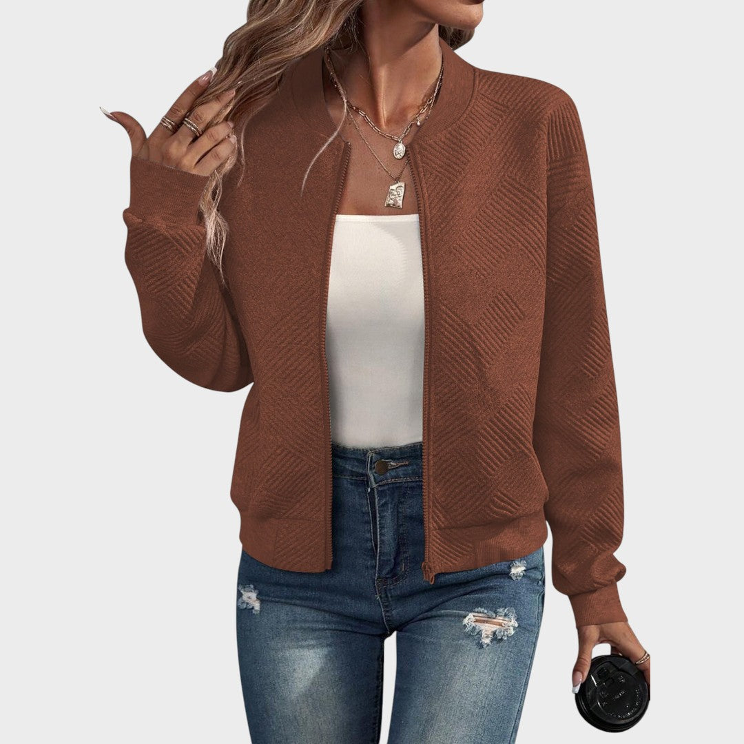 Dora Chaqueta Bomber con Cremallera